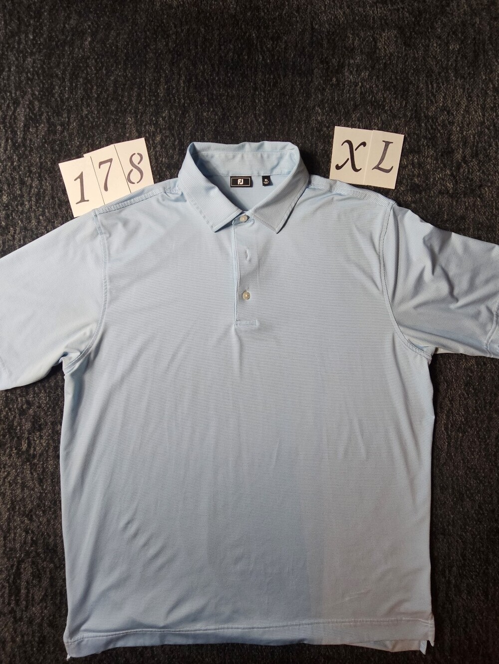 FootJoy Light Blue Men's Performance Polo